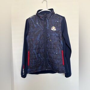 Ralph Lauren RLX Women’s Rydercup Team USA Full Zip Jacket, Navy, Size M